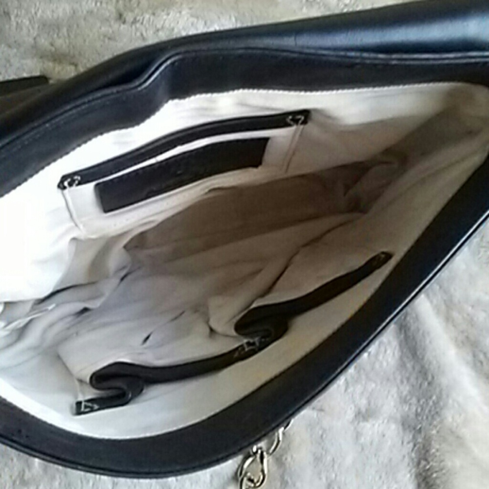 💎 Azaya Blue Leather Shoulder Bag - Picture 7 of 8